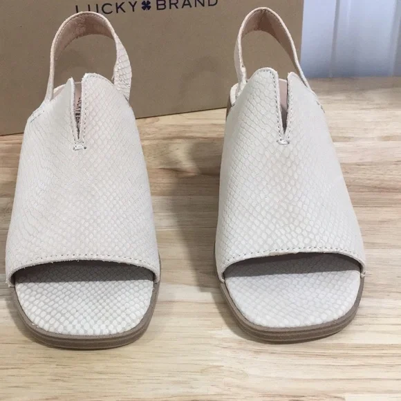 Lucky Brand Open Toe Heels - Picture 2 of 6